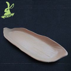 Dĩa Dài Cách Điệu 3115 NN Nâu Nhám Nhựa Melamine 27.5*12*2.2cm