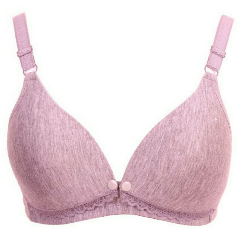 Áo Ngực Cho Con Bú Cotton Không Đệm - Hàng Mềm Đẹp Loại 1 - ảnh chụp chân thực