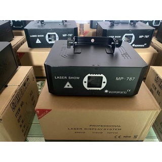 Đèn Laser MP 787 Cảm Biến Nhạc Chiếu Hình 3D Lắp Cho Sân Khấu Phòng Bay