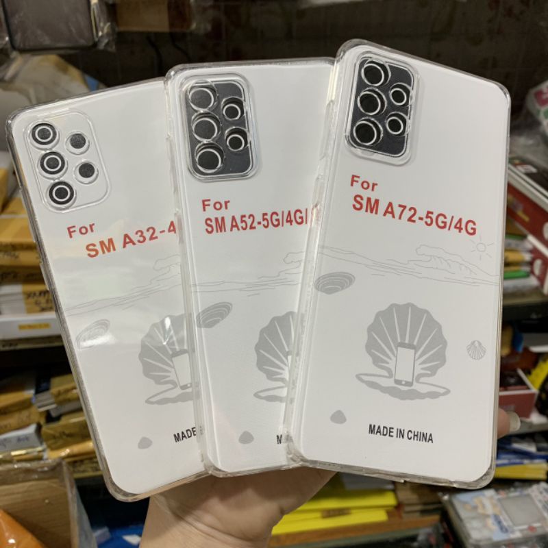 Ốp lưng Samsung A22 5G A32 4G M52 A51 M40S A52 A52S A71 A72 A12 M12 A02S F02S M02S A03S A03 dẻo trong suốt bảo vệ camera