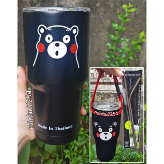 BỘ LY GIỮ NHIỆT GẤU ĐEN KUMAMON 900ML