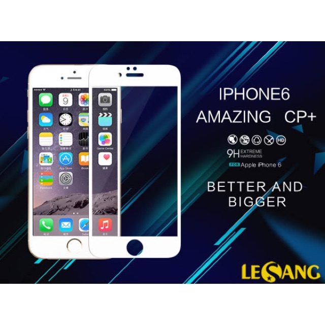 Dán cường lực full màn hình iphone 6 plus, 6s plus