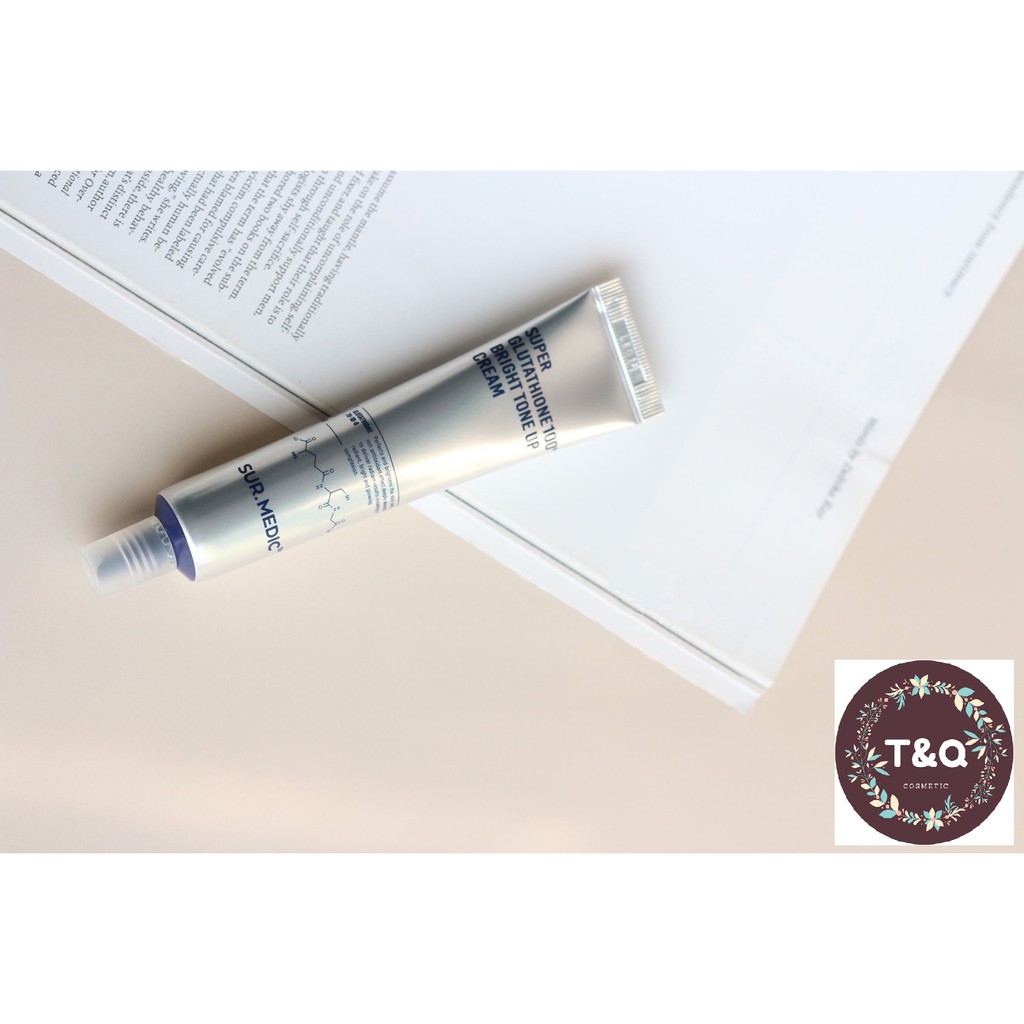 Kem Sur medic Super Glutathione 100 Bright Tone Up Cream - Kem dưỡng trắng Sur Medic