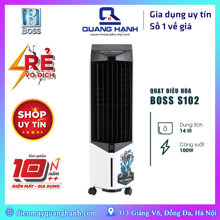 Quạt điều hòa Boss S102 S-102 100W [Sản xuất tại Thái Lan]