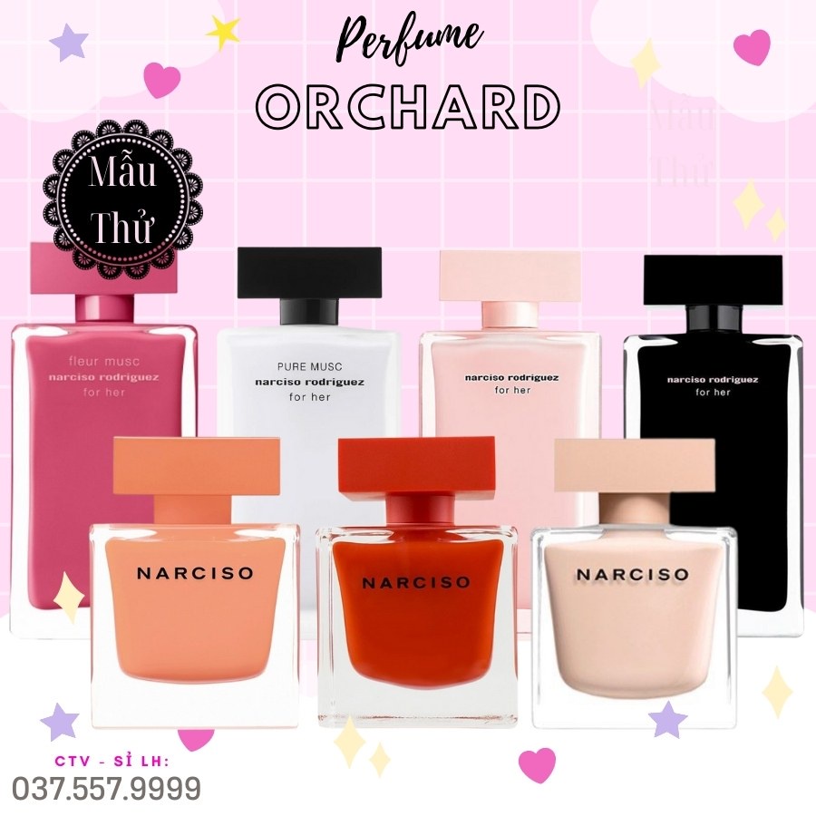 Nước hoa Narciso Rodriguez For Her Pure Musc, Narciso Rouge, Nước Hoa Nữ