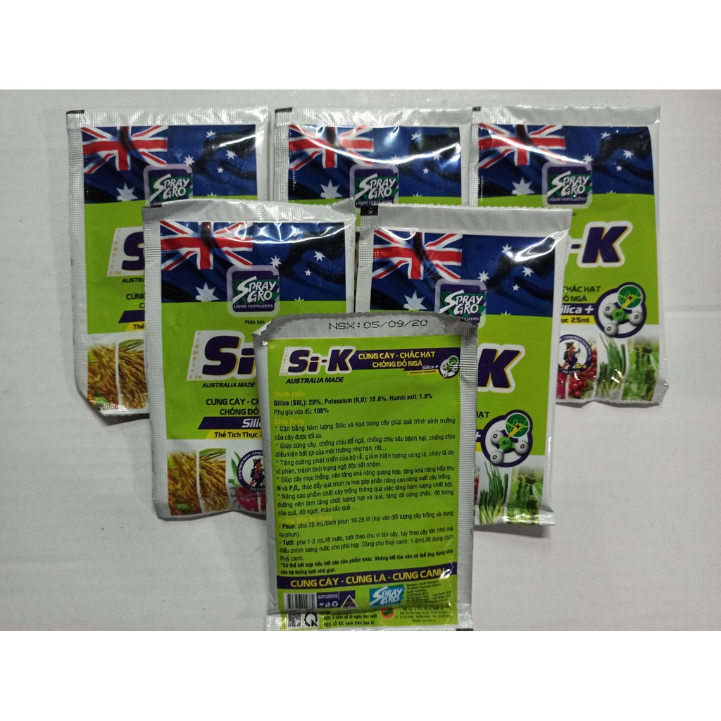 Phân Bón Lá Si-K Nhập Khẩu Úc - 25ml/gói