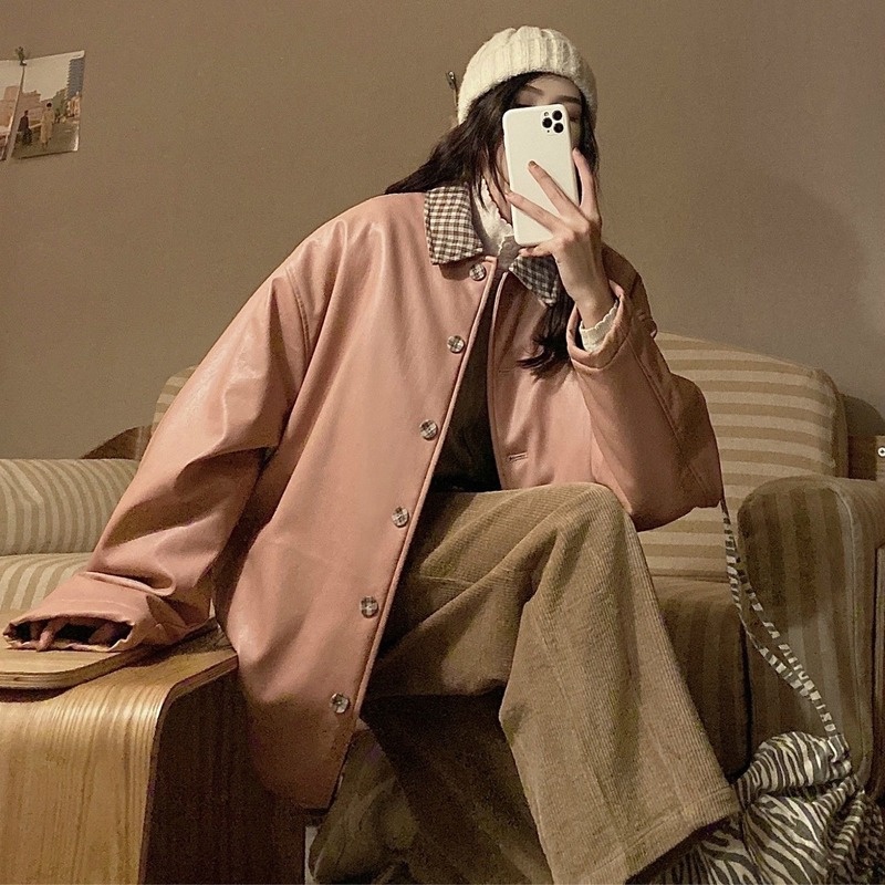 Quần nhung dày ống rộng lưng cao phong cách mới cho nữ