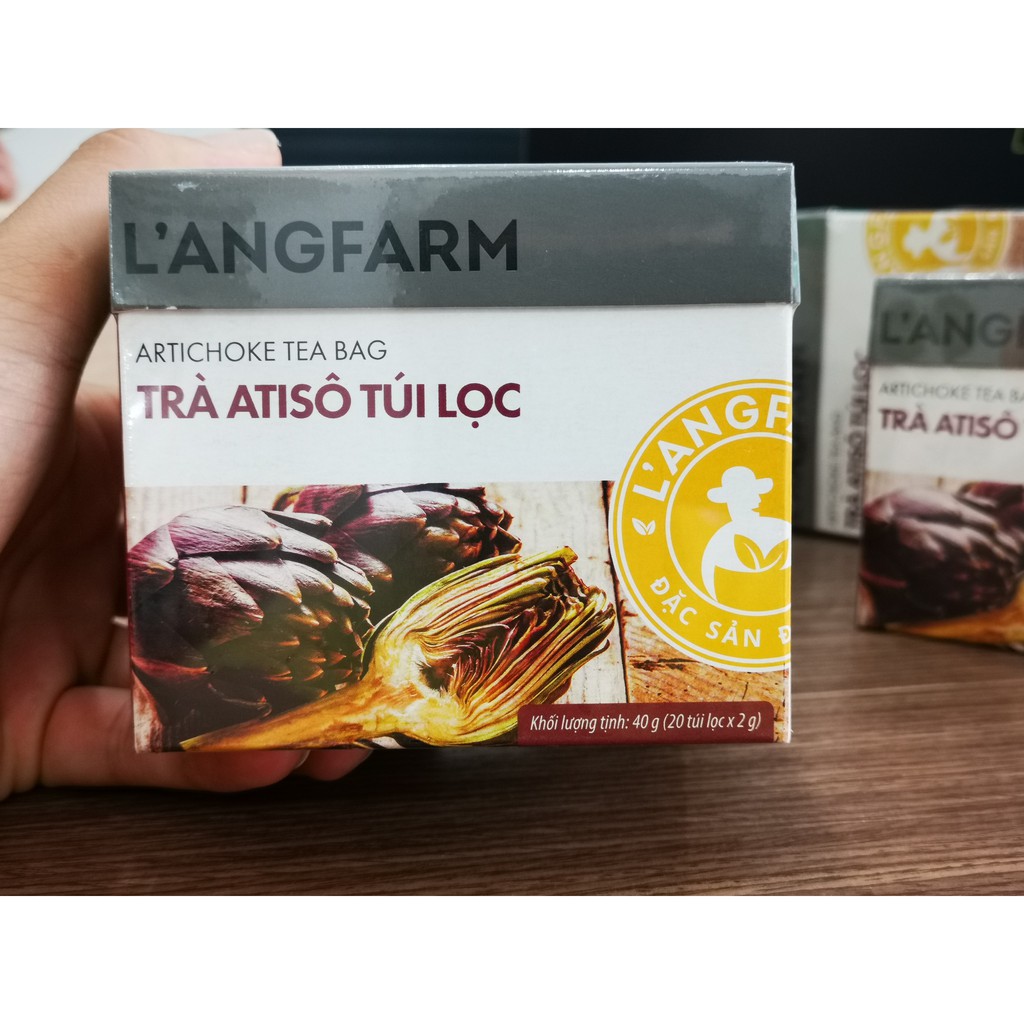 Combo 2 Hộp Trà Atiso Túi Lọc Langfarm, Hộp 20 Tép - MSN181607