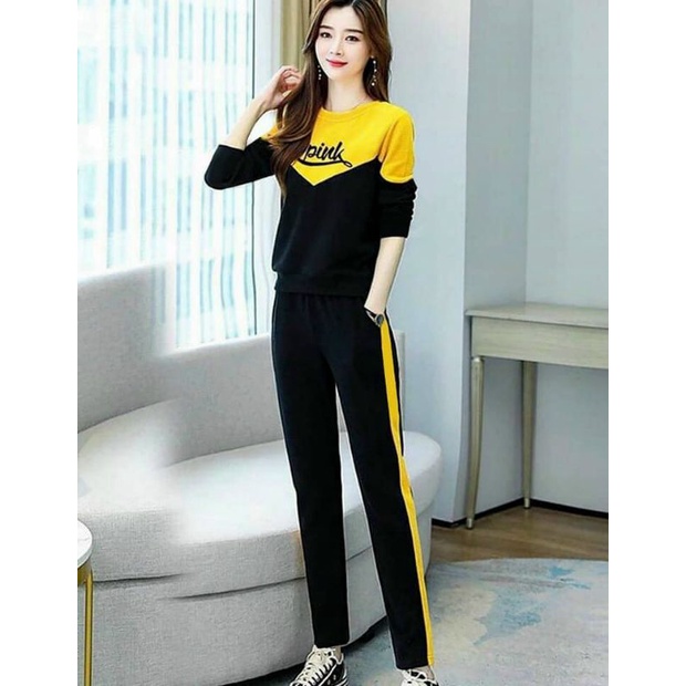 Bộ dài tay nữ cotton mặc nhà, bộ quần dài cotton