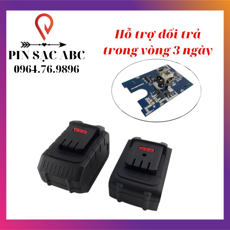 Vỏ pin 5s 2p 3p đóng pin 10 cell - 15 cell 18650 dùng cho máy khoan, máy bắt vít pin 3 khe  kèm ốc và lò xo