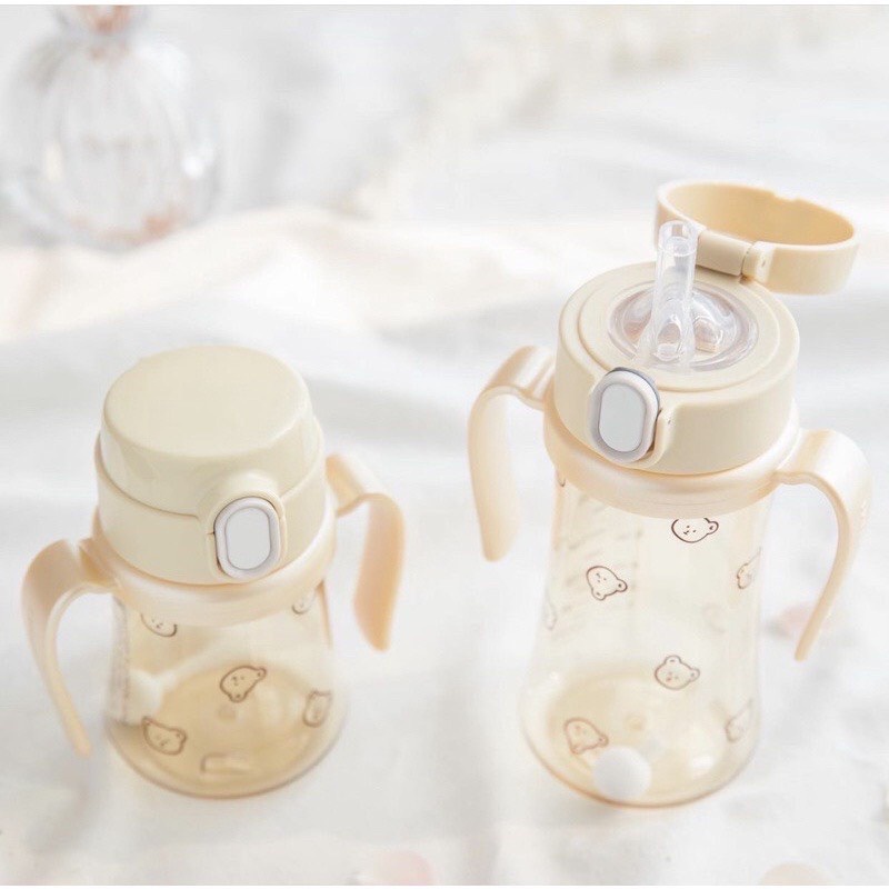 Bình tập uống cho bé Grosmimi, Bình nước Hàn Quốc cho bé 200ml/ 300ml