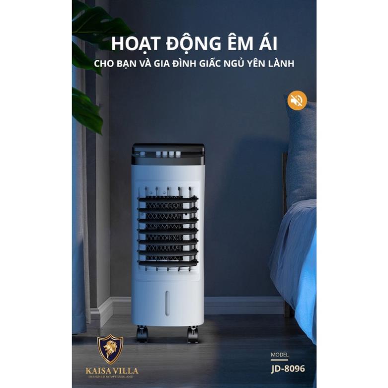 Quạt Điều Hòa Hơi Nước Mini Kaisa Villa, Máy làm mát không khí, Vận Hành Êm ái, Tặng 2 cục đá khô
