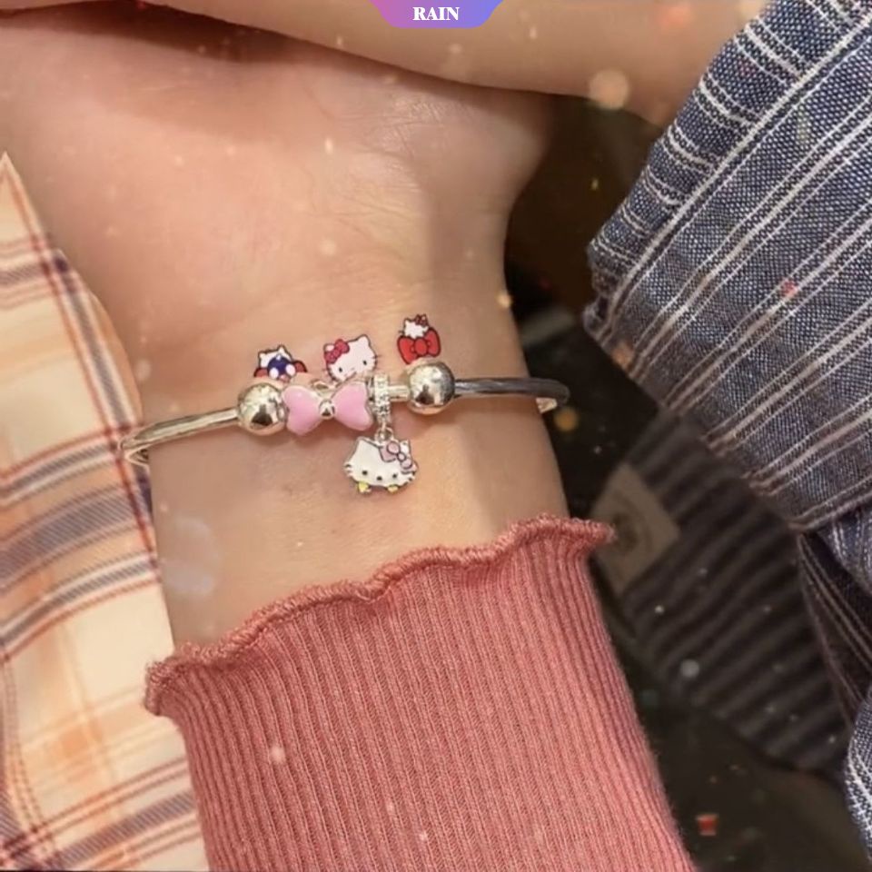SANRIO Vòng Đeo Tay Họa Tiết Hoạt Hình Dễ Thương Bắt Mắt Sành Điệu