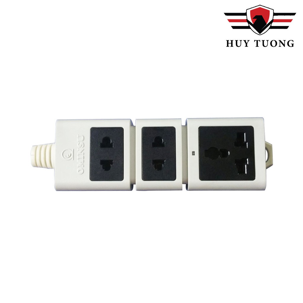 Ổ cắm không dây siêu chịu tải 6500W Ominsu chuyên dùng cho công trình cao cấp - HUY TUONG