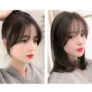 Tóc giả 3D mái ngang hợp thời trang cho nữ
