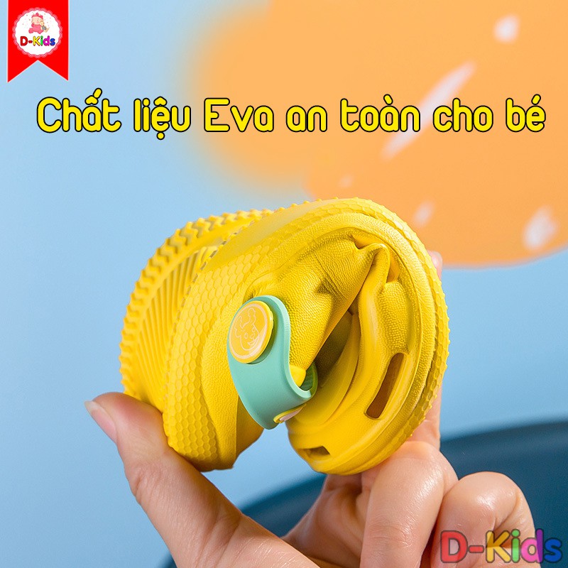 Dép sục cho bé, Dép cross cho bé trai bé gái siêu mềm siêu nhẹ chống trơn trượt D-Kids [DD-010]