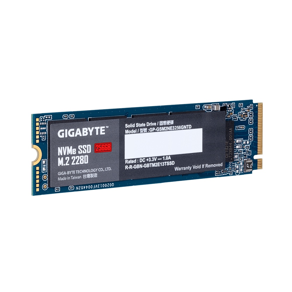  Ổ cứng SSD Gigabyte 256GB PCIe Gen3 x4 NVMe M.2 GP-GSM2NE3256GNTD | BigBuy360 - bigbuy360.vn