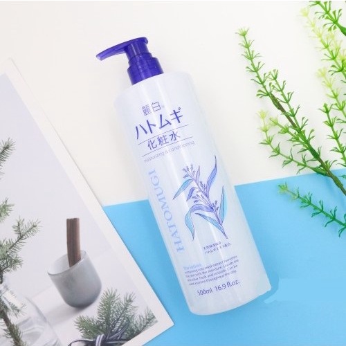 Lotion/Toner Dưỡng Ẩm HATOMUGI Reihaku Hạt Ý Dĩ Nhật Bản - 500ml LIKE TOKYO