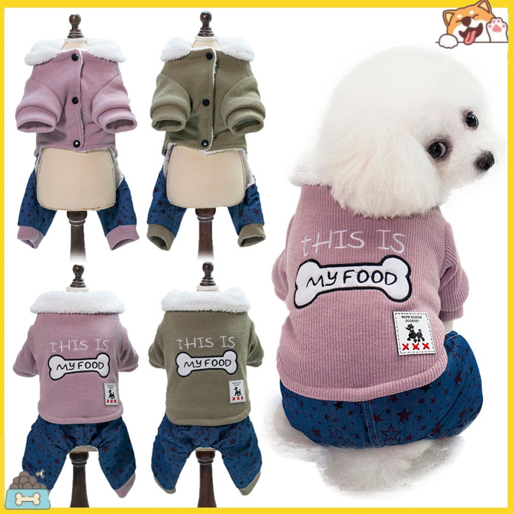 Áo khoác thêu hình dành cho thú cưng