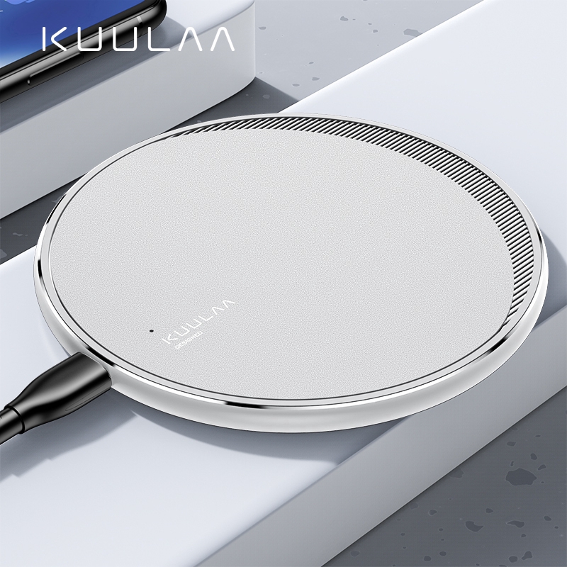 ★Electron KUULAA Qi Wireless Charger For iPhone 11 Pro 8 X XR XS Max 10W Fast Wireless Charging for Samsung S10 S9 S8 USB Charger ★Electron