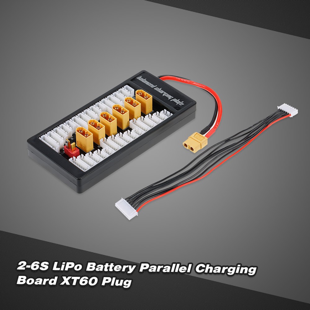 Bảng mạch sạc song song 2-6S Pin LiPo cân bằng phích cắm XT60 cho Imax B6 B6AC