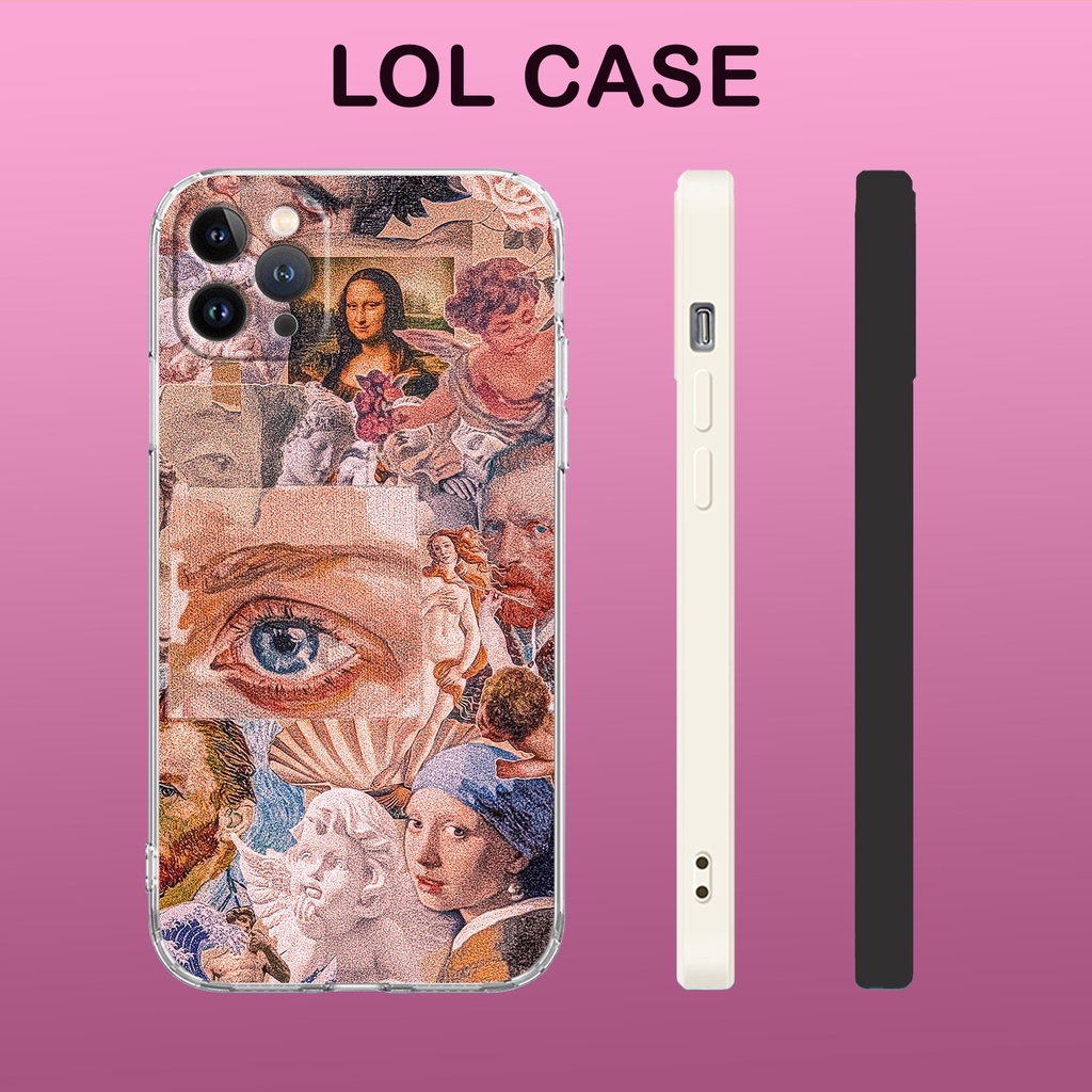 Ốp di động phục hưng collage cho iphone 5 - iphone 12 PHG20210002