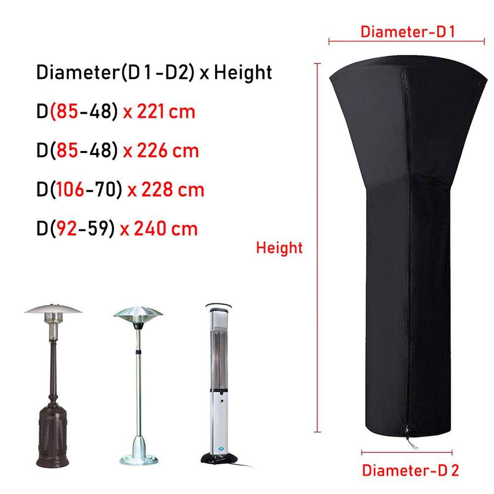 Vỏ Bọc Máy Sưởi Sân Vườn Chống Tia UV / Nước / Bụi Bẩn Tiện Dụng