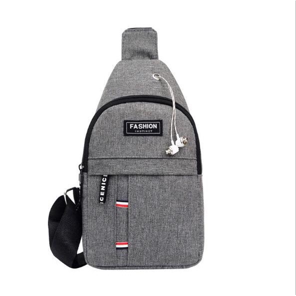 ❤️FREESHIP❤️ Túi Đeo Chéo Uniex Có Cổng Sạc USB, Tai Nghe - unisex.shopp | BigBuy360 - bigbuy360.vn