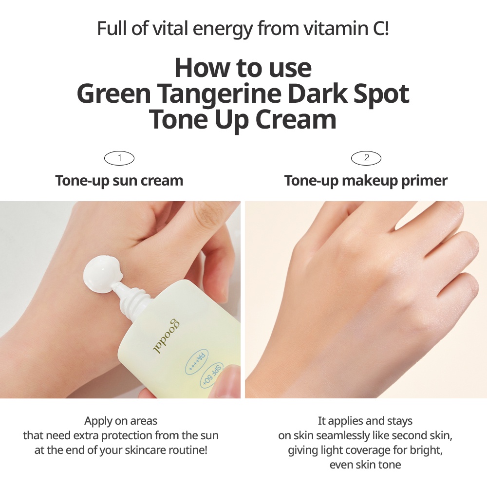 Kem nâng tông màu da GOODAL chống nắng SPF50+ PA++++ cao cấp 50ml