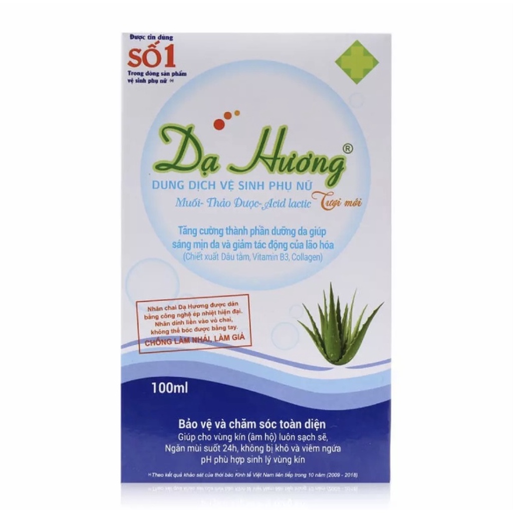 Dung dịch vệ sinh phụ nữ Dạ Hương 100ml