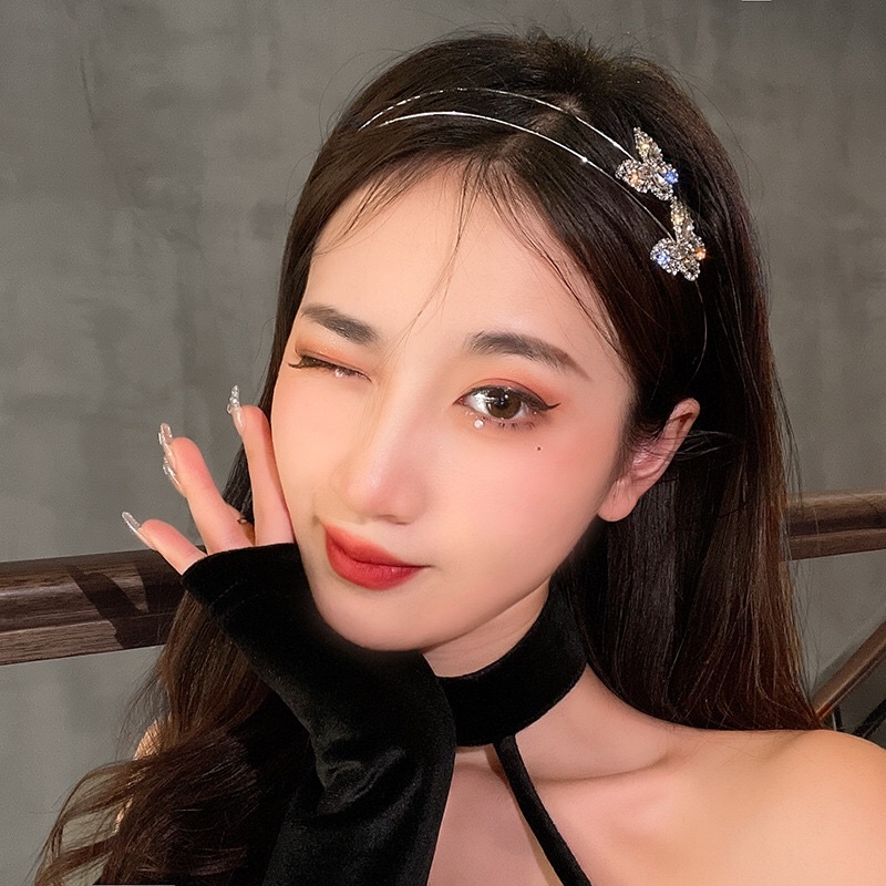 Cài tóc hình buớm đính đá xinh dành cho nữ