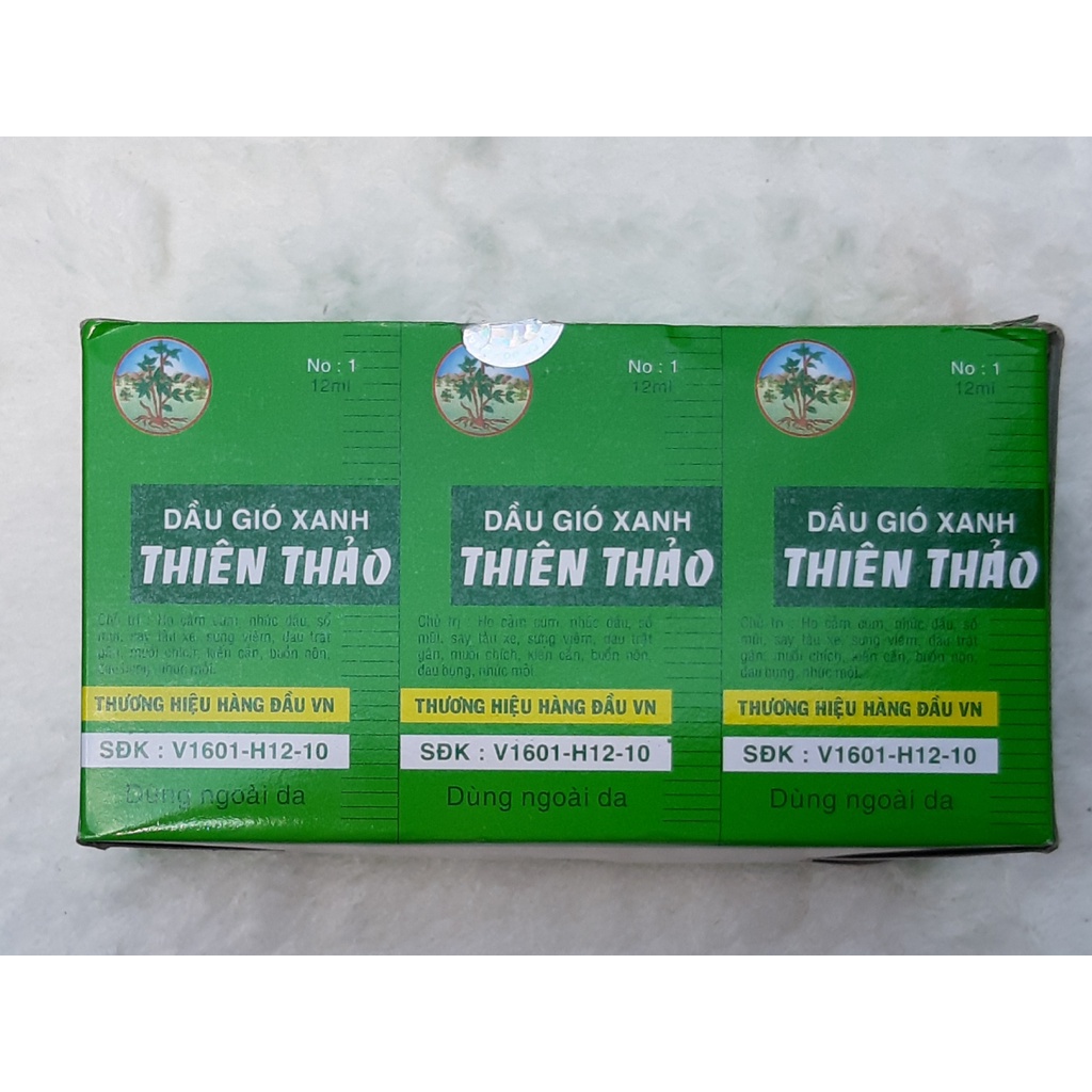 [6 chai] Dầu gió Thiên Thảo 12ml