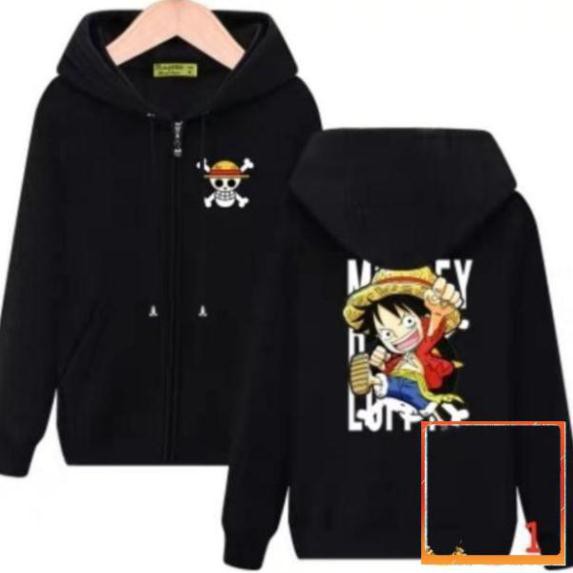 [SALE SẬP SÀN] SALE- ( SIÊU PHẨM) Áo Khoác Đen Luffy - One Piece Mũ Rơm '- áo cực chất