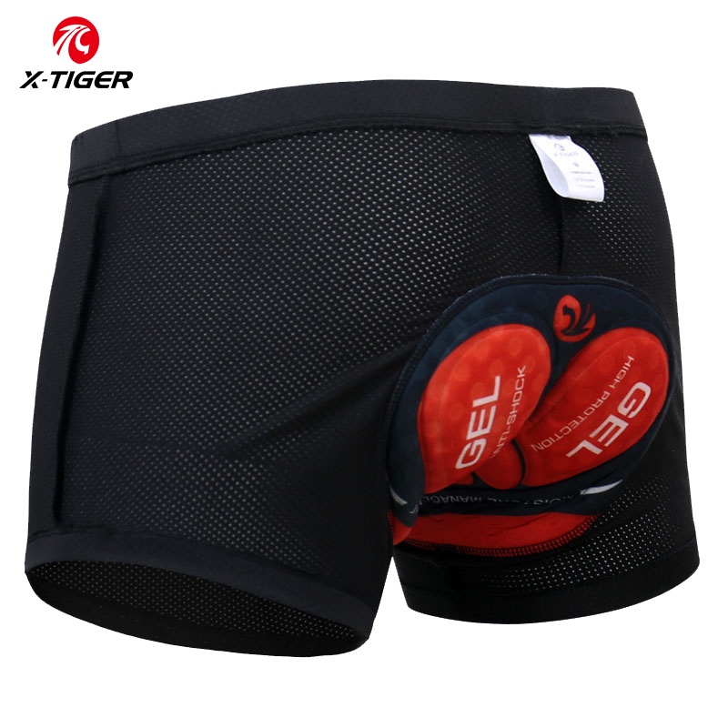 Quần Đùi Đi Xe Đạp X-TIGER - Quần Short Có Đệm Gel 5D 100% Lycra Dành Cho Nam