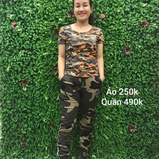 Quần thun jogger rằn ri lính ĐÔNG ARMY DQR2