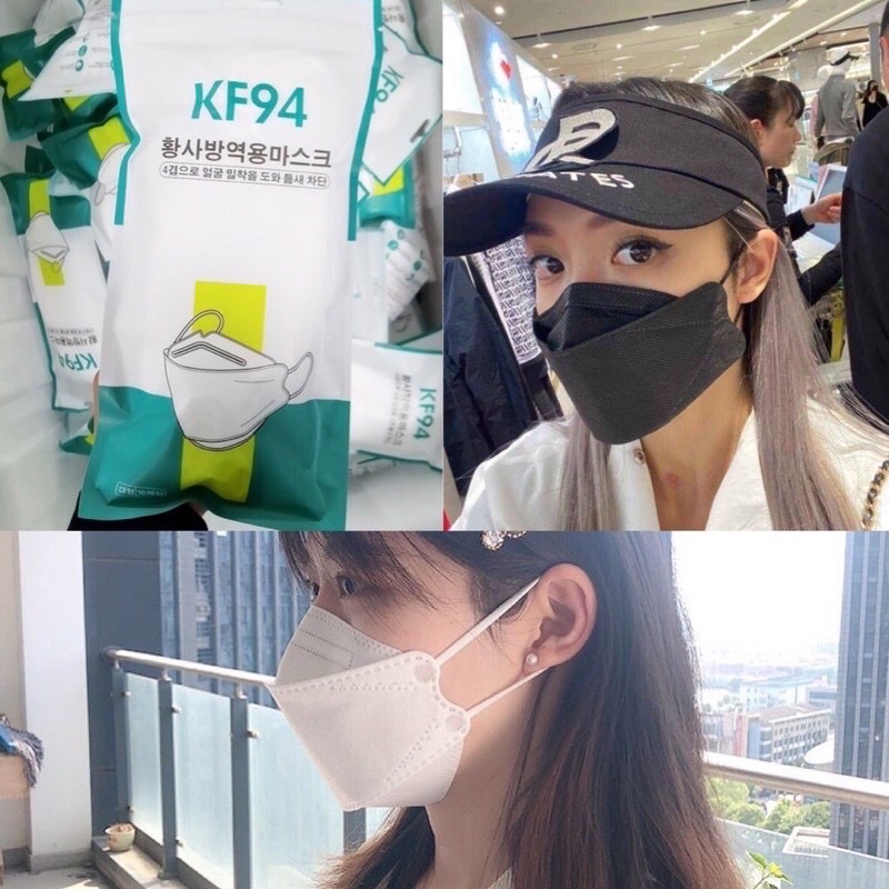 Khẩu trang KF94 công nghệ Hàn kháng khuẩn chống bụi mịn PM2.5