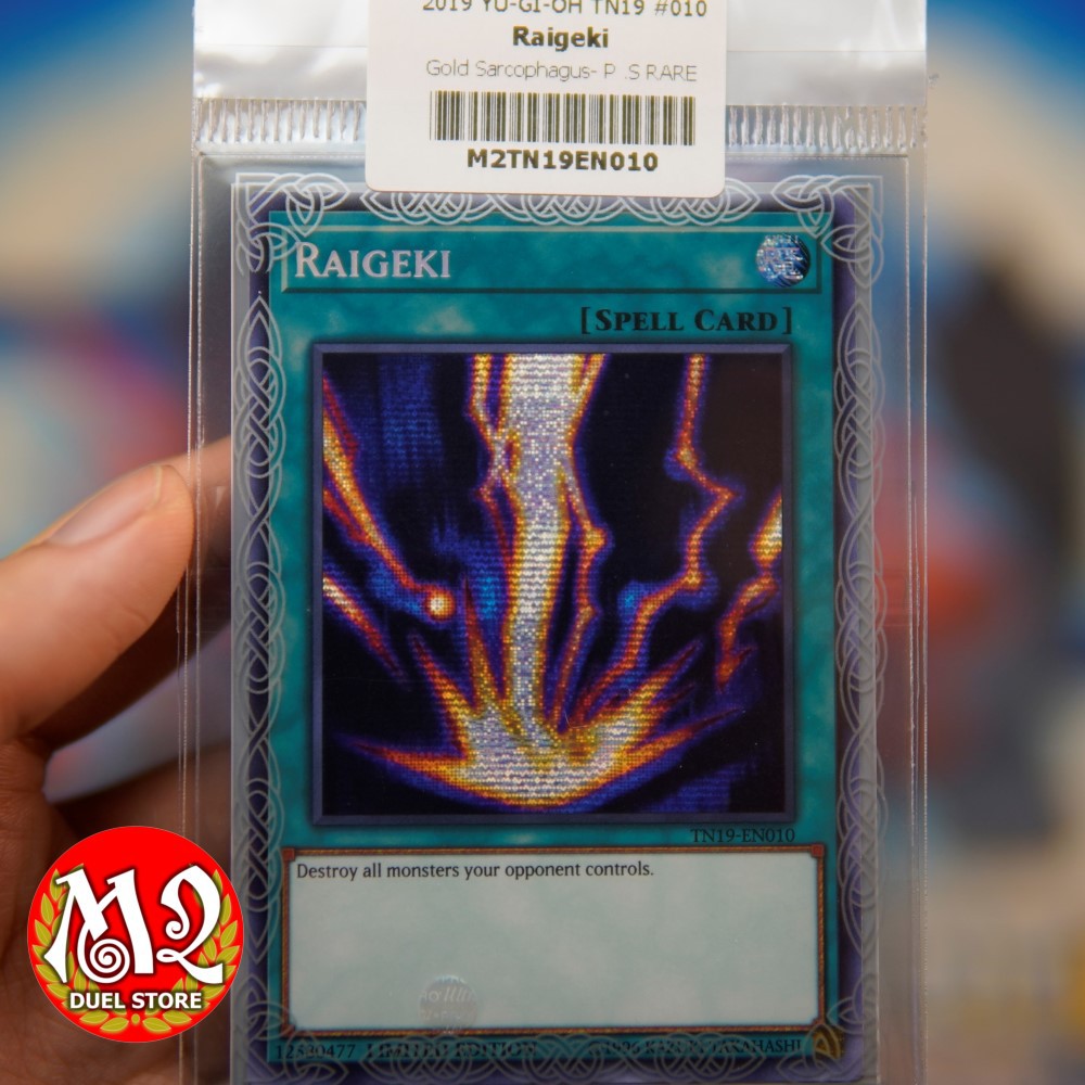 Lá bài yugioh Phép thuật Raigeki - Prismatic Secret - Bảo quản M2SCCQ-LITE