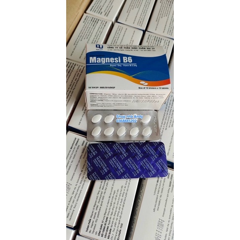 Magie B6 - Magnesi B6 Đại Uy- hộp 100 viên