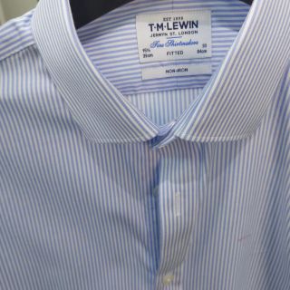 Sơ mi TM LEWIN XANH NHẠT