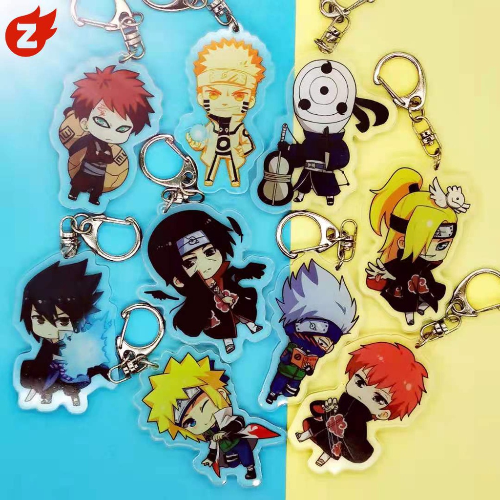 Naruto - 1 Móc Chìa Khóa Trong Suốt Bằng Acrylic