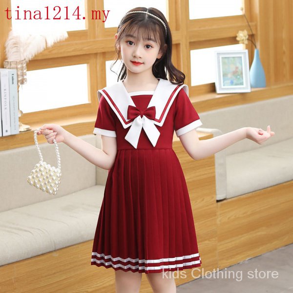 Đầm Công Chúa Mùa Hè Tay Cộc Phong Cách Mới Cho Bé Gái 3-5-8-10-12-13 Tuổi