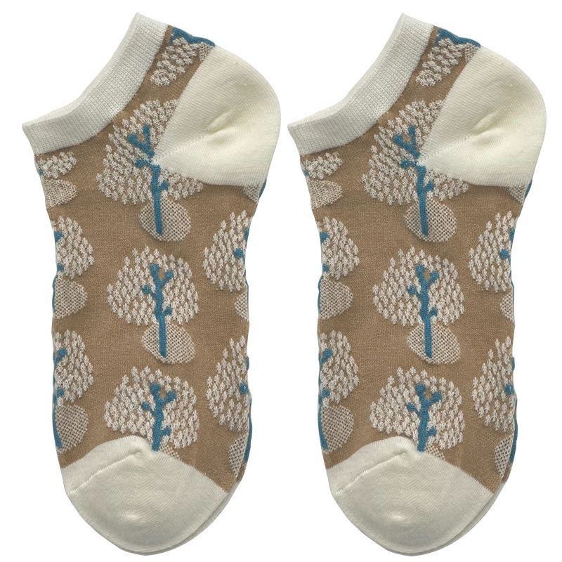 Vớ Cotton Cổ Thuyền Mỏng Nhẹ Tàng Hình Phong Cách Hàn Quốc Thời Trang Xuân Hè Cho Nữ