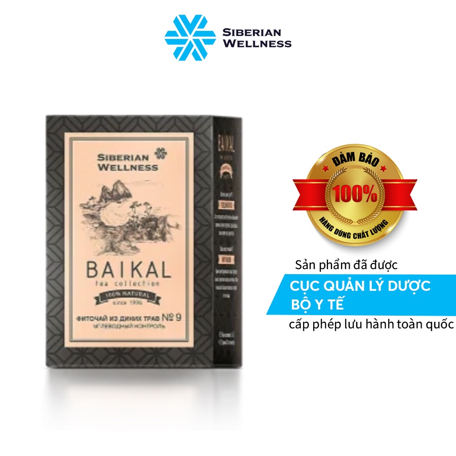 Trà thảo mộc tốt cho người có chỉ số đường huyết cao - Baikal tea collection. Herbal tea №9 ... ...