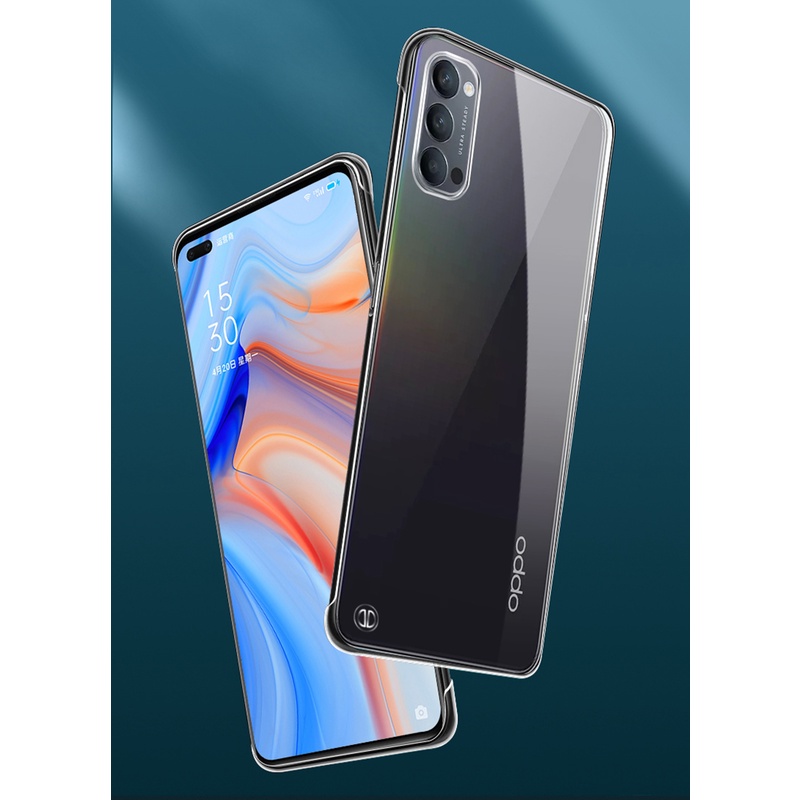 Ốp Điện Thoại PC Cứng Không Viền Cho OPPO Reno 5Z 3 4 5 6 Pro Plus Realme GT Neo Flash GT Master Explorer Q3 Pro