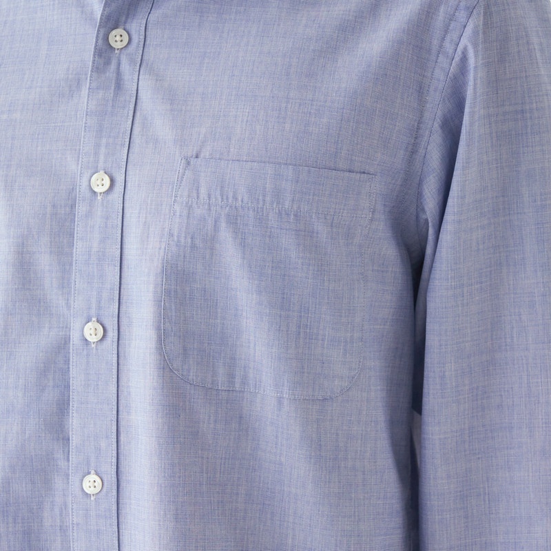 Muji Áo Sơ Mi Cotton Washed