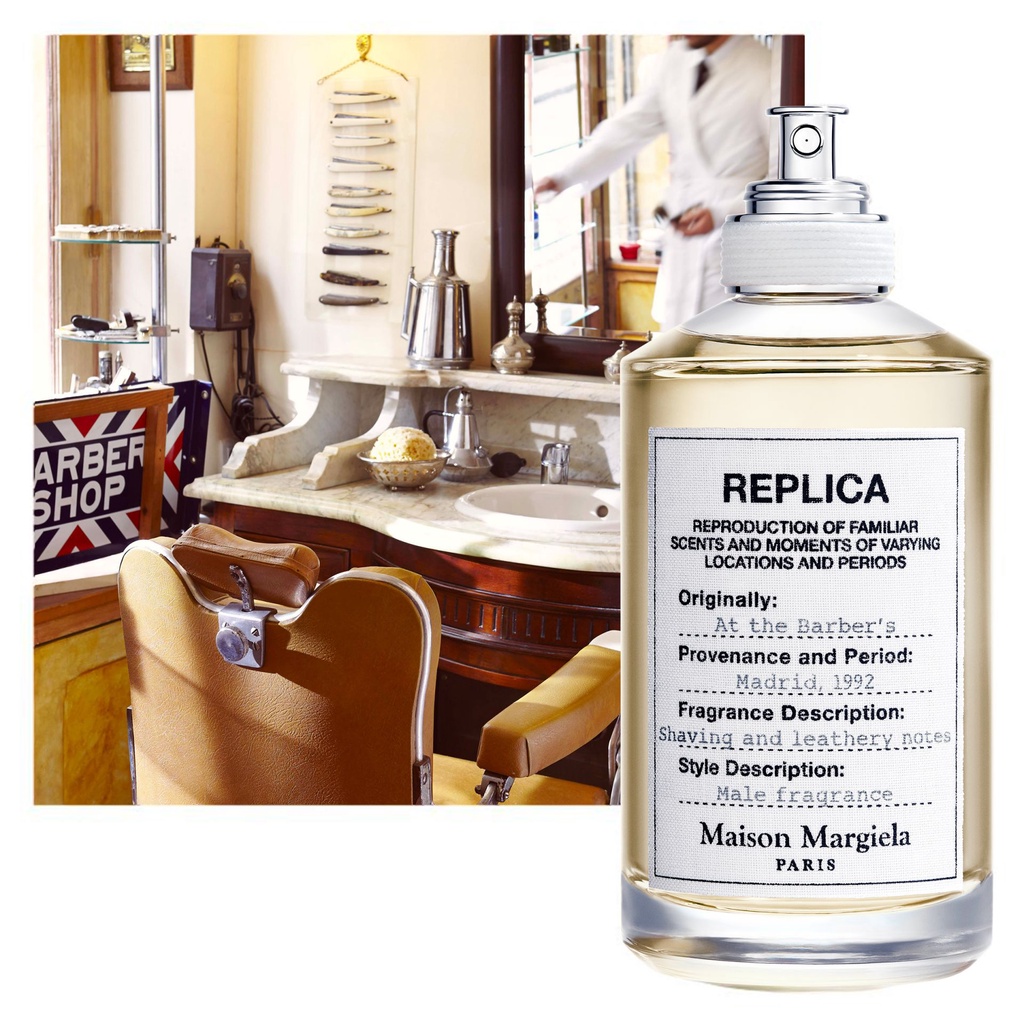 Nước hoa dùng thử Maison Margiela Replica At The Barber's 5ml/10ml/20ml - 𝕞𝕚𝕤𝕤𝕪 𝕡𝕖𝕣𝕗𝕦𝕞𝕖𝕤