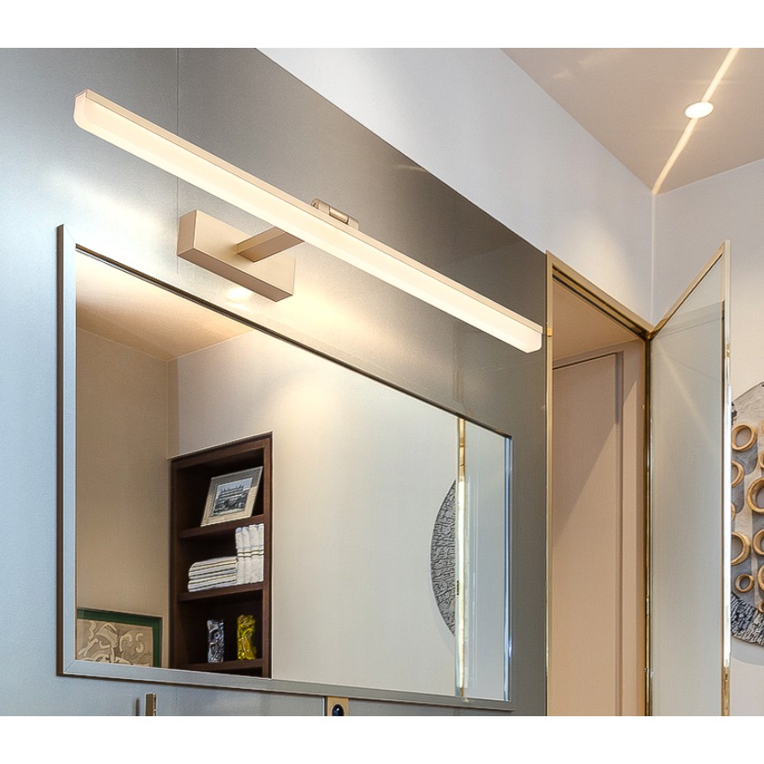 Đèn soi tranh cao cấp - Đèn LED dẫn sáng trong nhà vệ sinh V2, chống nước chống loá cao cấp