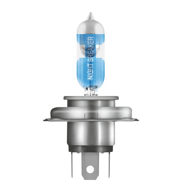 1 đôi bóng đèn tăng sáng, siêu sáng H4  110%- 150% 60/55W - Osram Night Breaker