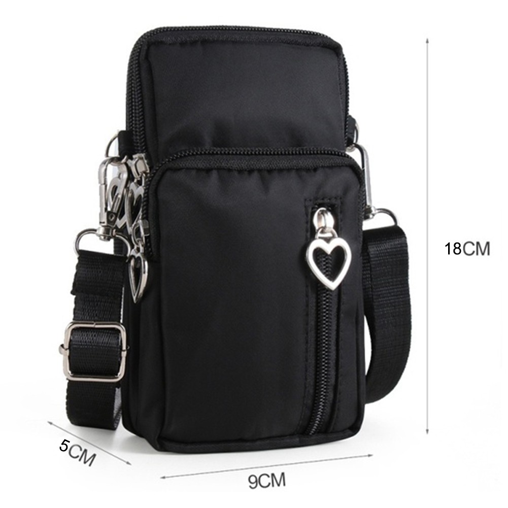 Túi đeo chéo mini vải oxford siêu nhẹ kiểu dáng dễ thương dành cho nữ