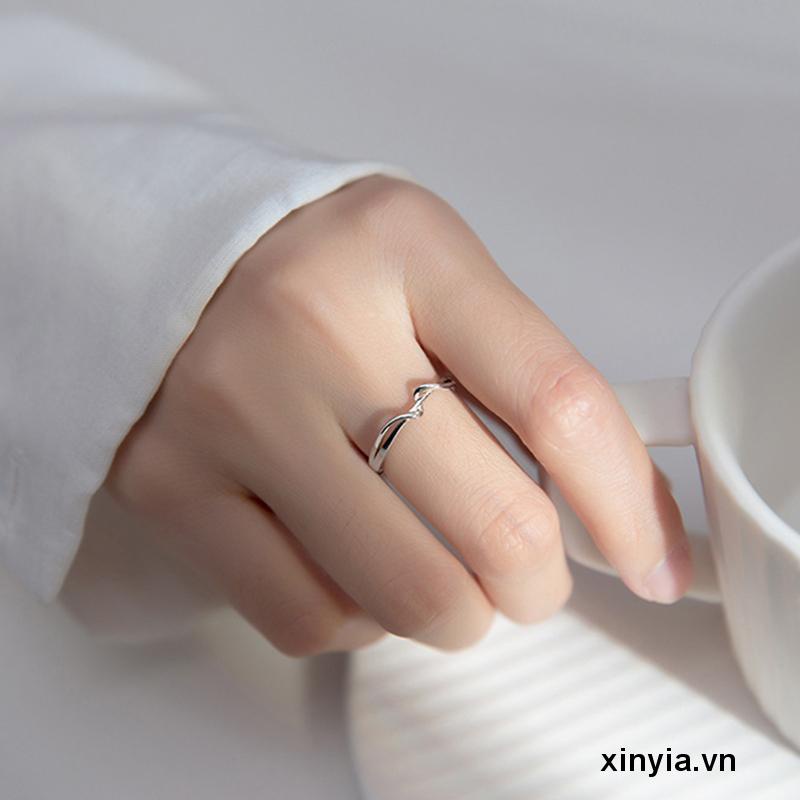 【xinyia.vn】Nhẫn Đeo Ngón Tay Mềm Mại Hình Học Đơn Giản Dành Cho Bạn Gái